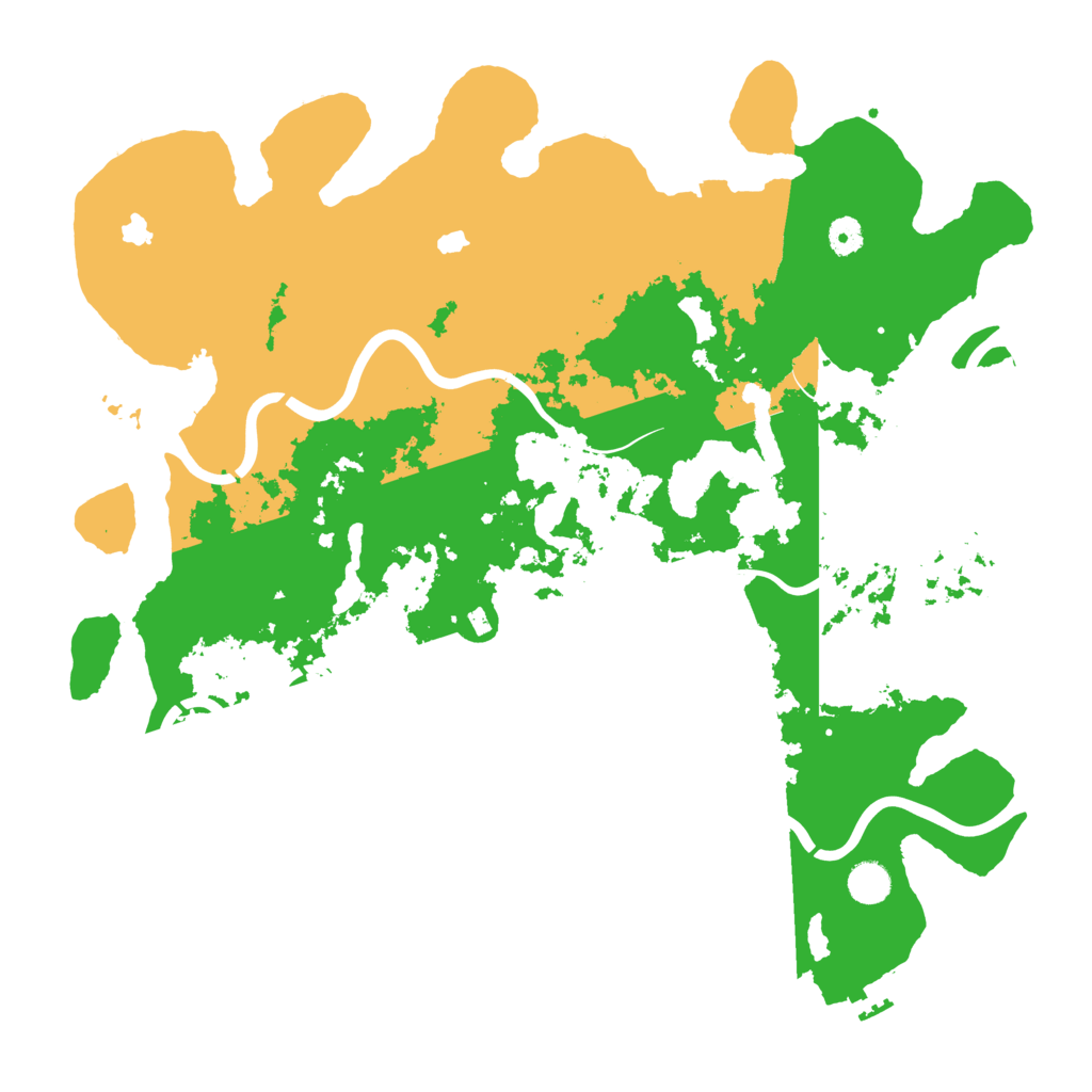Biome Rust Map: Procedural Map, Size: 4500, Seed: 927829246
