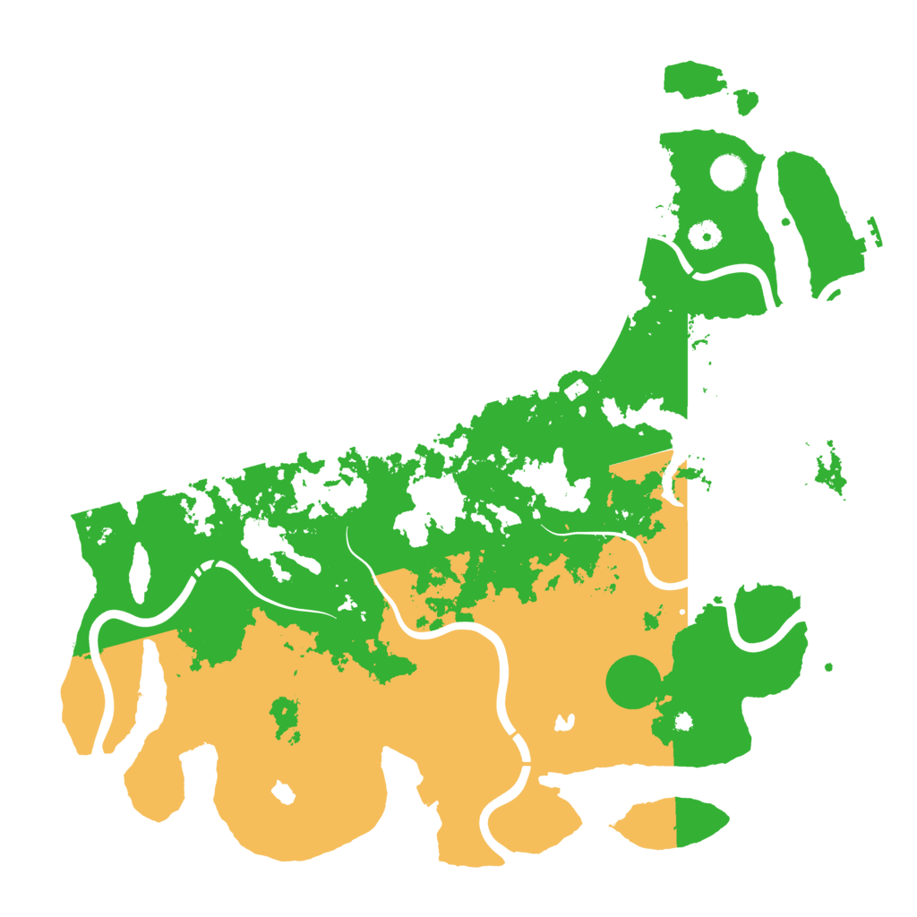 Biome Rust Map: Procedural Map, Size: 4500, Seed: 1106095610