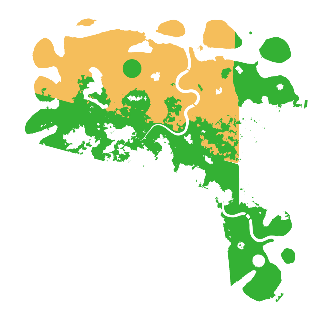 Biome Rust Map: Procedural Map, Size: 4500, Seed: 49812811