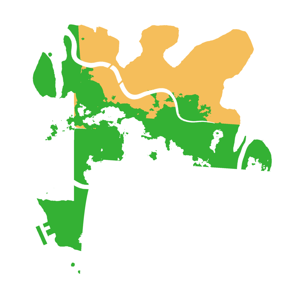 Biome Rust Map: Procedural Map, Size: 3000, Seed: 513373246