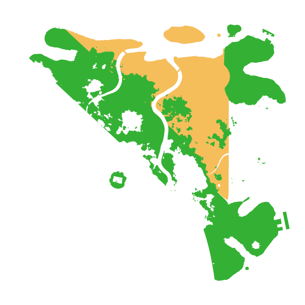 Biome Rust Map: Procedural Map, Size: 3500, Seed: 1739863644