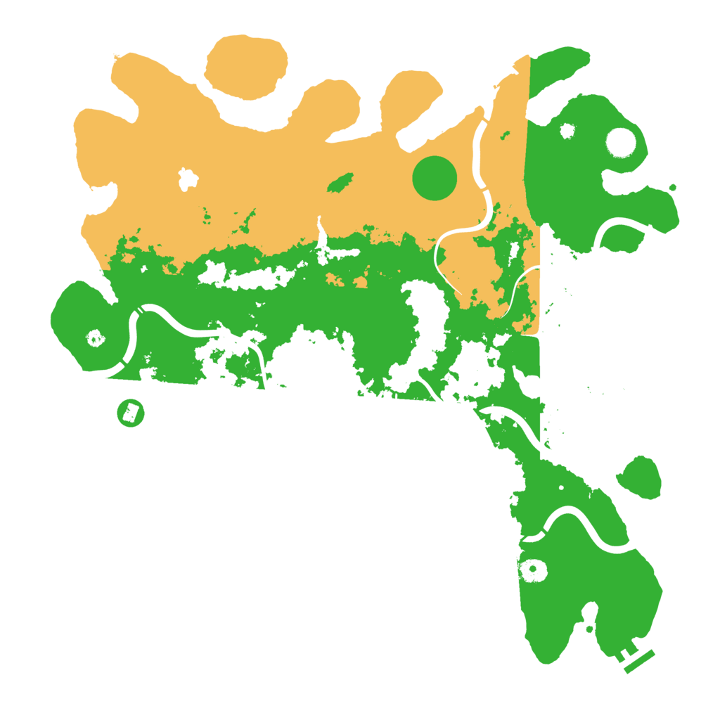 Biome Rust Map: Procedural Map, Size: 4250, Seed: 51294