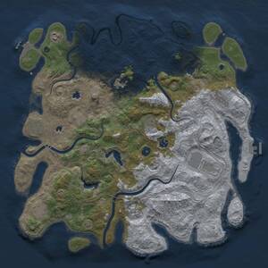 Thumbnail Rust Map: Procedural Map, Size: 4500, Seed: 1524751059, 16 Monuments