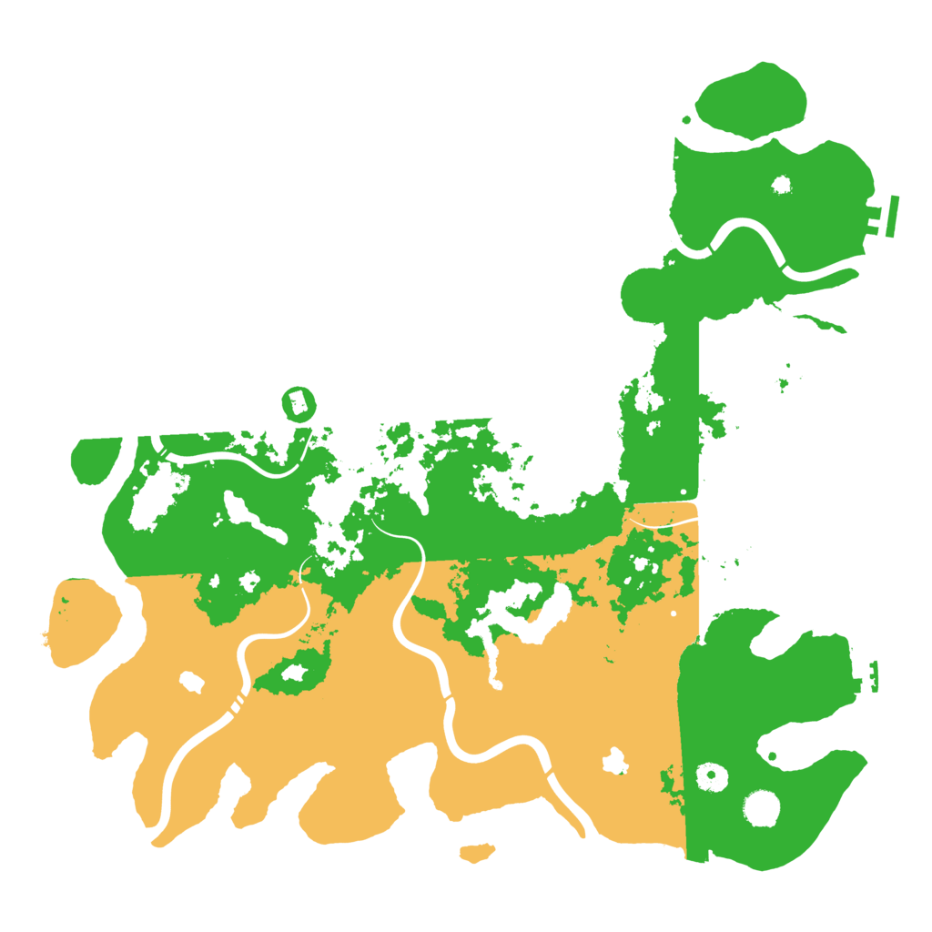 Biome Rust Map: Procedural Map, Size: 4500, Seed: 2092636132