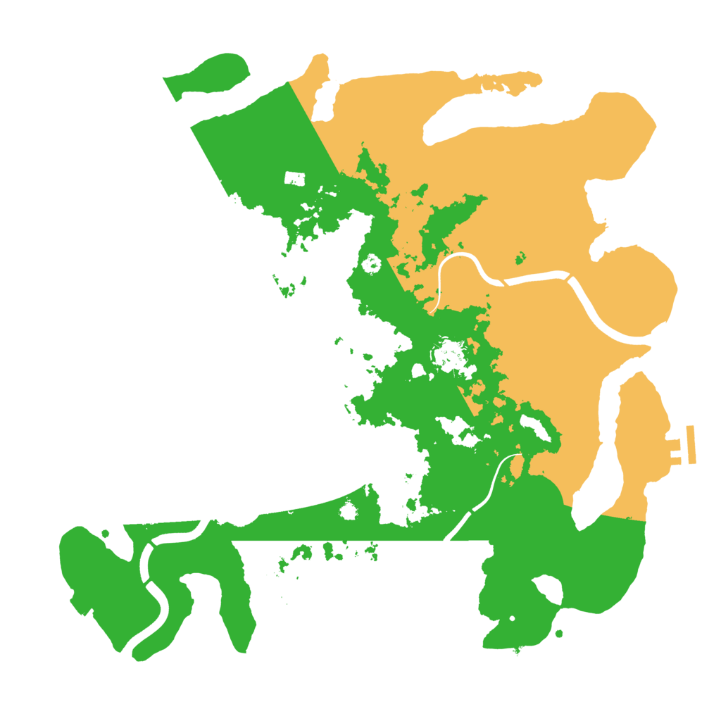 Biome Rust Map: Procedural Map, Size: 3800, Seed: 25774788