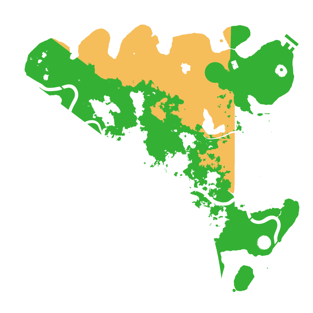 Biome Rust Map: Procedural Map, Size: 4000, Seed: 45680