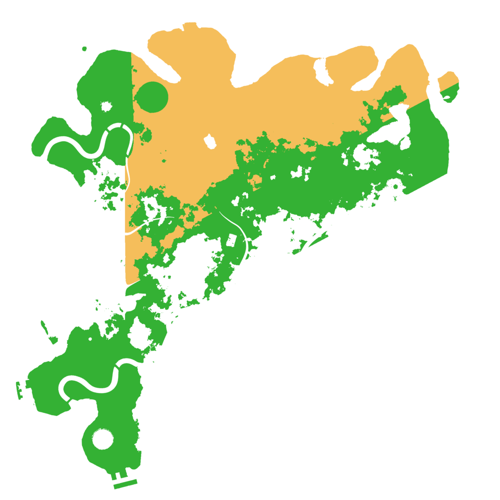 Biome Rust Map: Procedural Map, Size: 4250, Seed: 572323