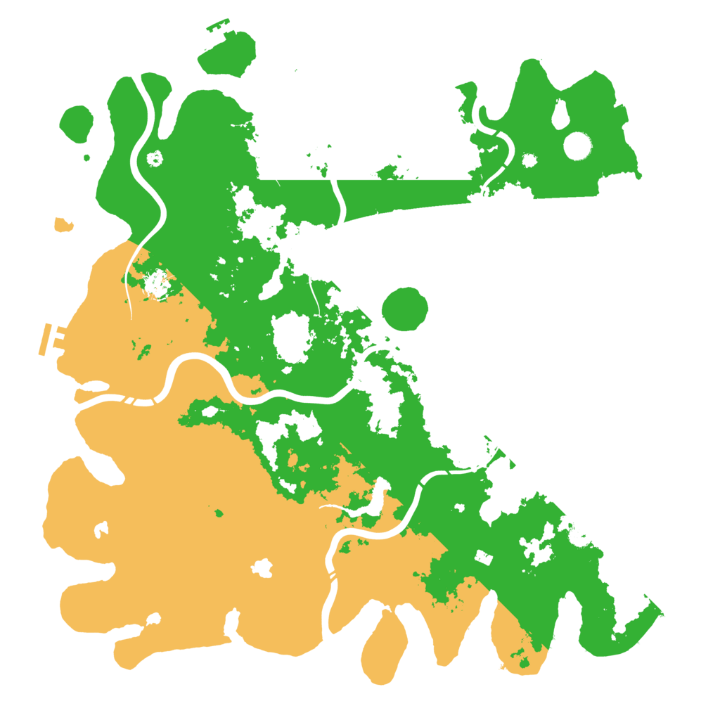 Biome Rust Map: Procedural Map, Size: 4500, Seed: 967188481