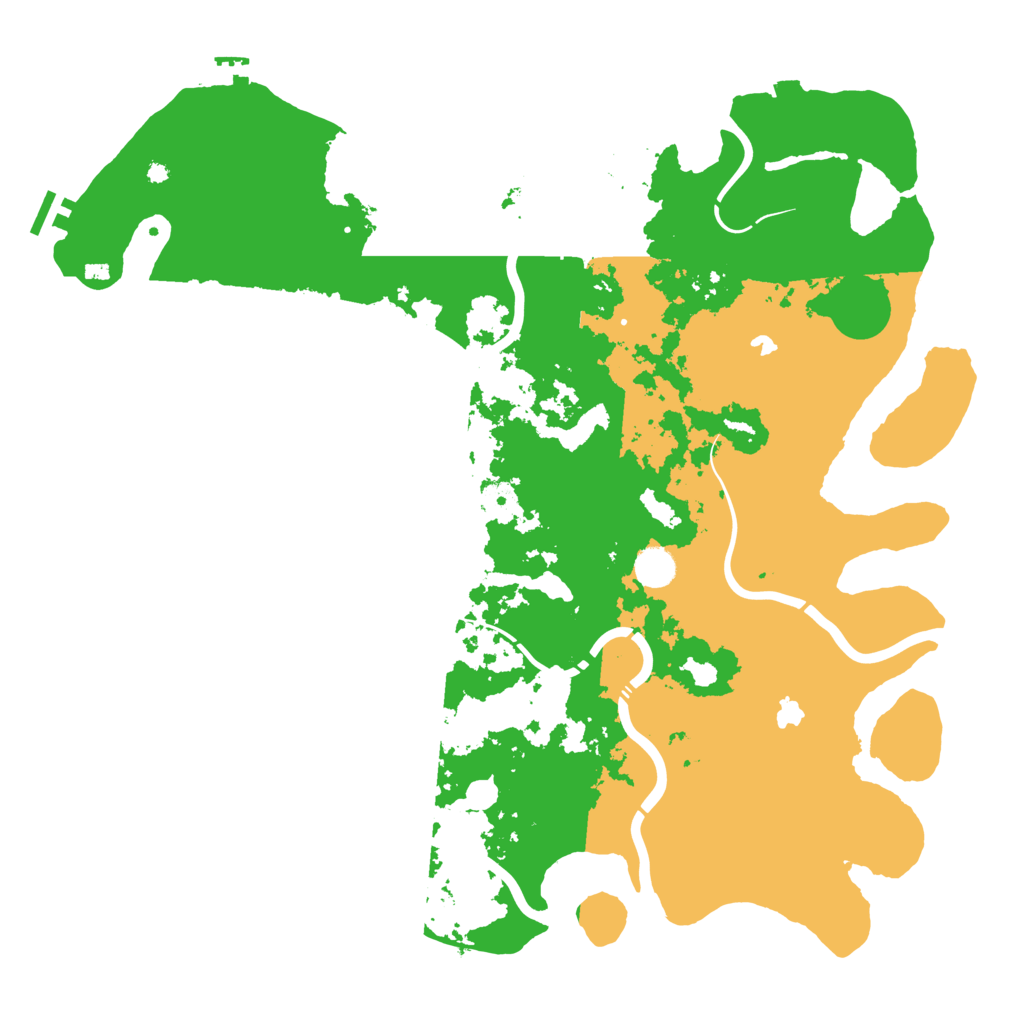 Biome Rust Map: Procedural Map, Size: 4500, Seed: 759167636