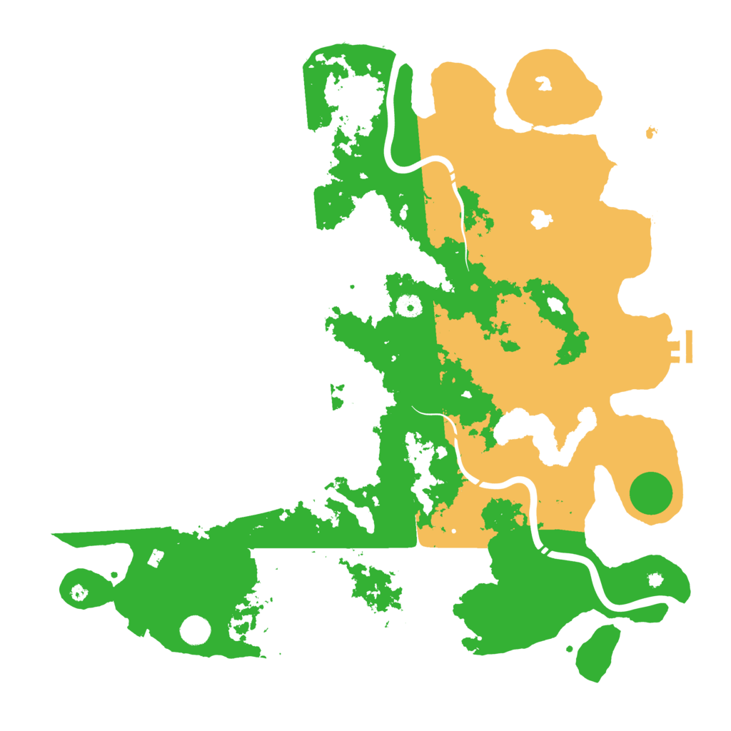 Biome Rust Map: Procedural Map, Size: 4500, Seed: 1042249867