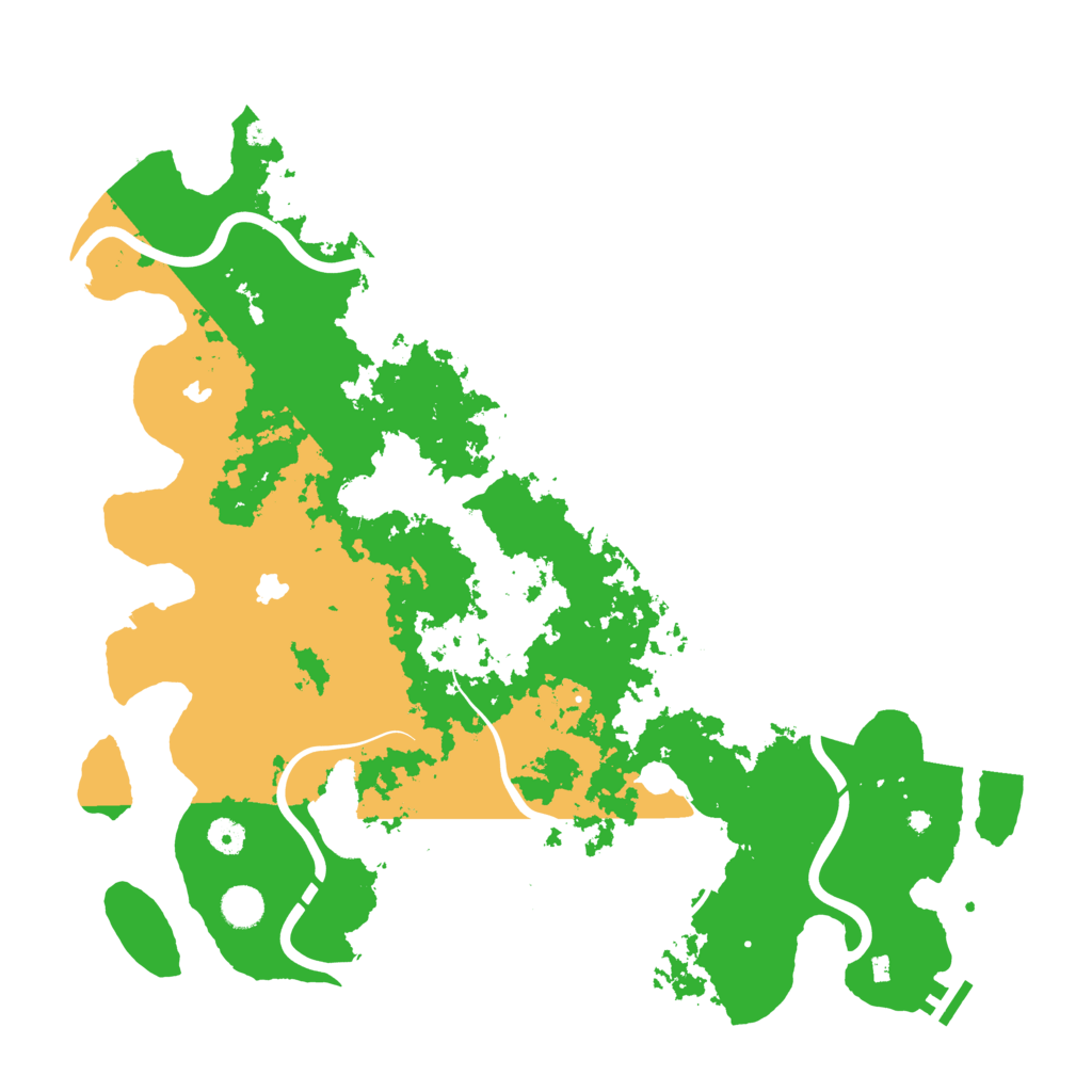 Biome Rust Map: Procedural Map, Size: 4500, Seed: 658567633