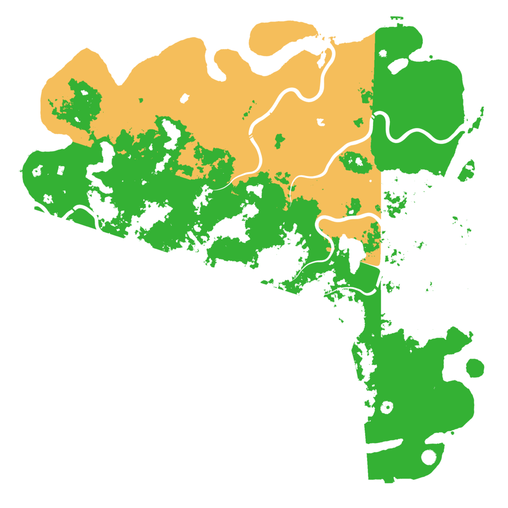 Biome Rust Map: Procedural Map, Size: 6000, Seed: 236736487