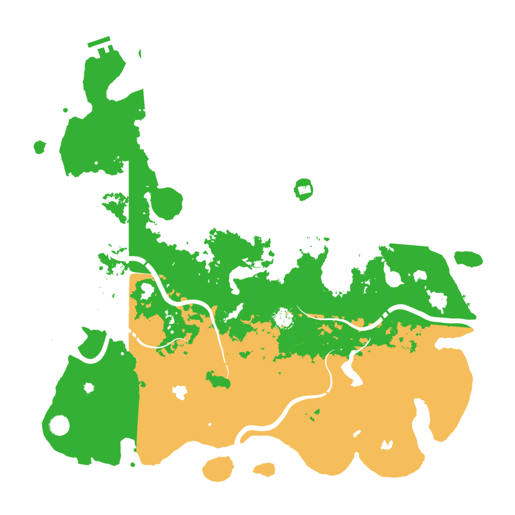 Biome Rust Map: Procedural Map, Size: 4500, Seed: 1802509253