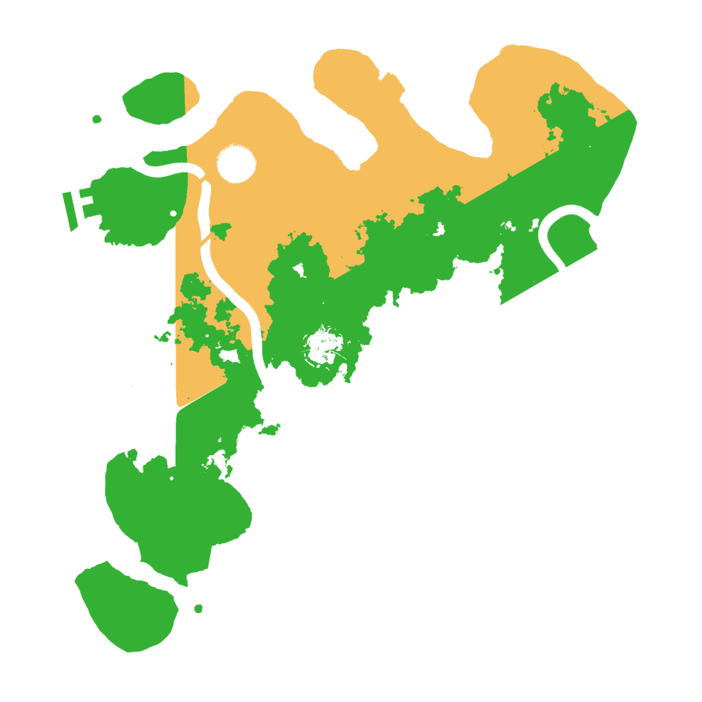 Biome Rust Map: Procedural Map, Size: 3250, Seed: 9