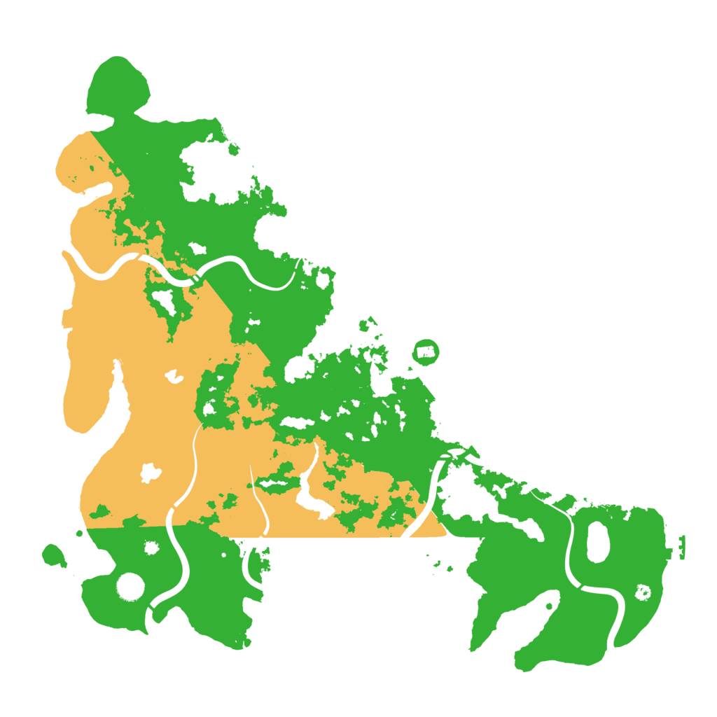 Biome Rust Map: Procedural Map, Size: 4500, Seed: 1707202747