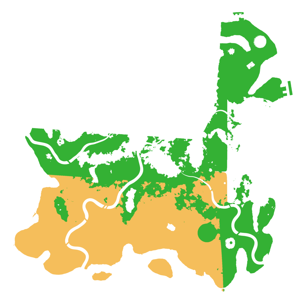 Biome Rust Map: Procedural Map, Size: 4300, Seed: 850021407