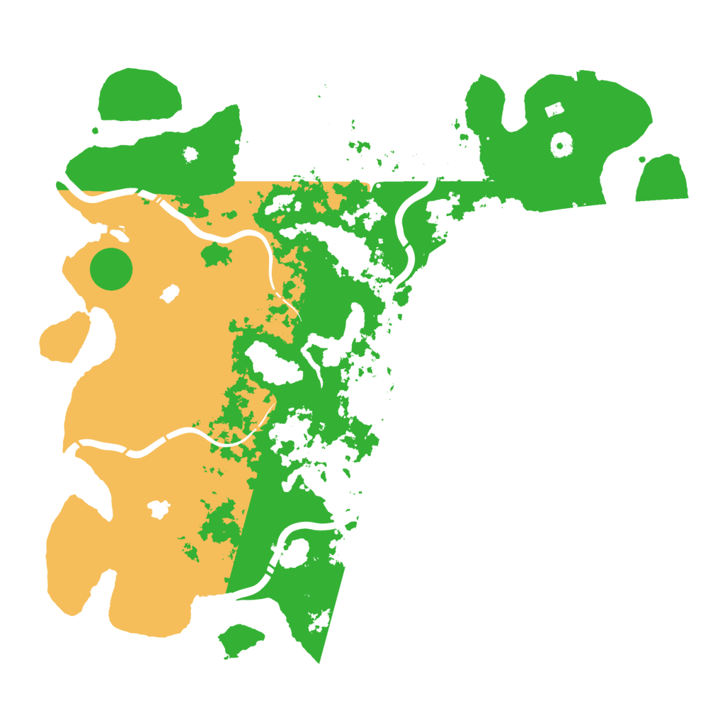 Biome Rust Map: Procedural Map, Size: 4500, Seed: 109598154