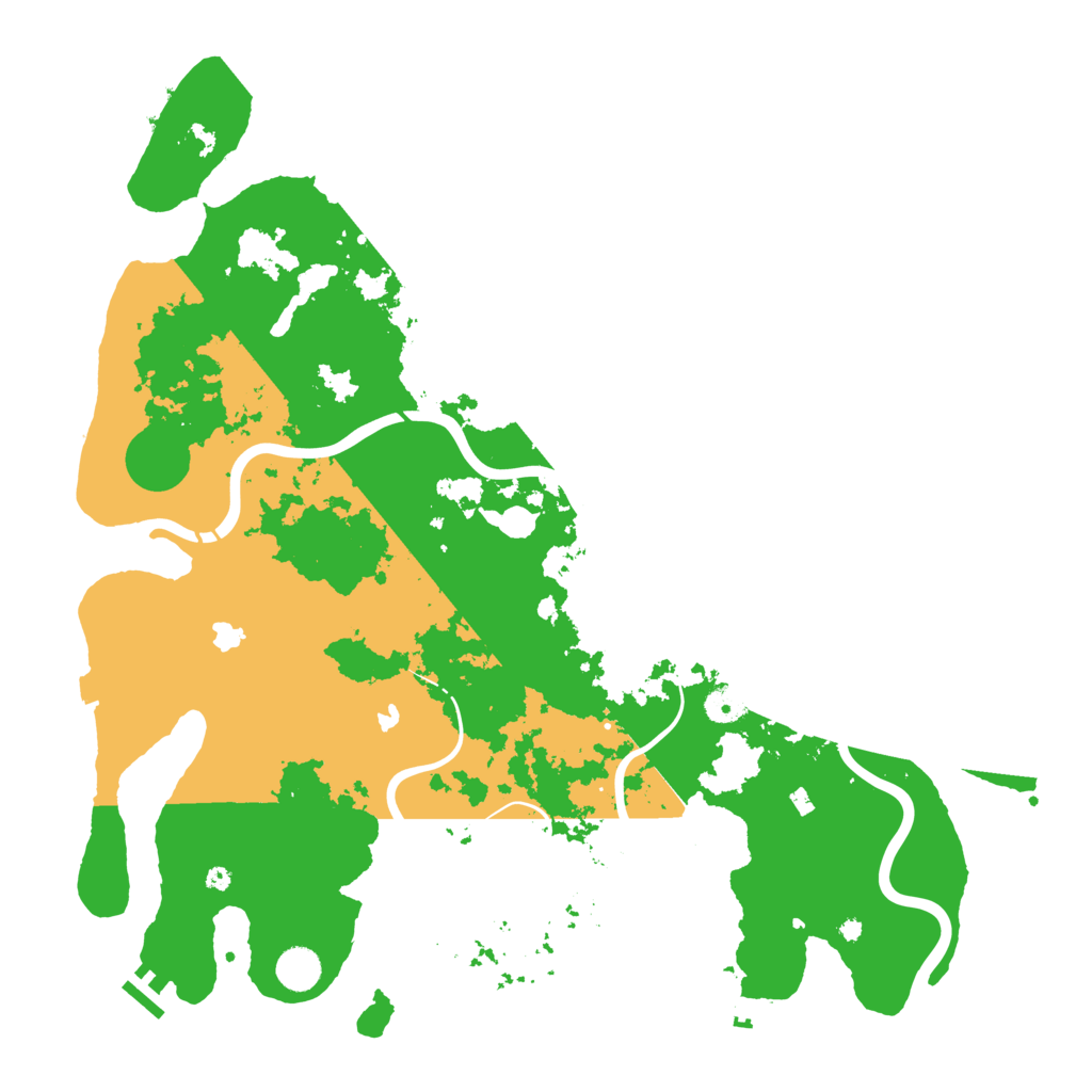 Biome Rust Map: Procedural Map, Size: 4500, Seed: 849026727