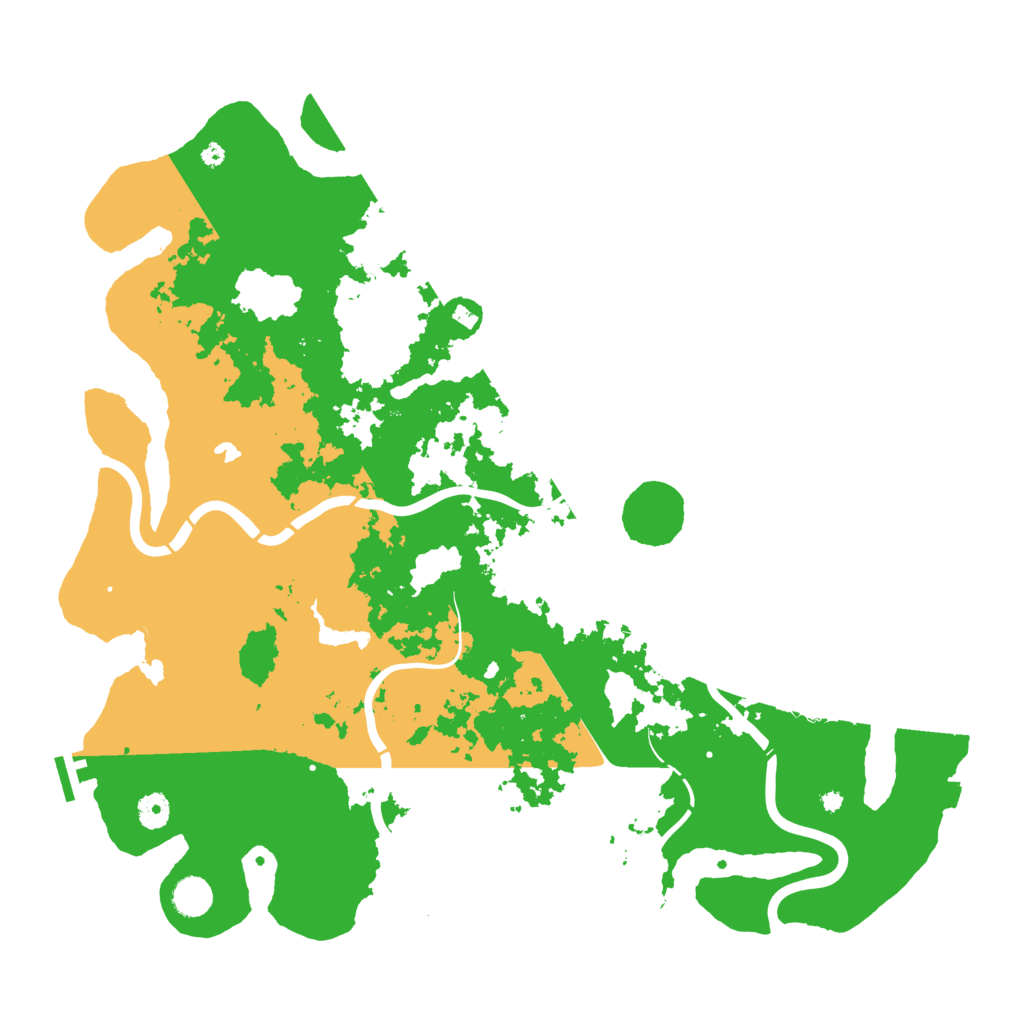 Biome Rust Map: Procedural Map, Size: 4500, Seed: 753431232