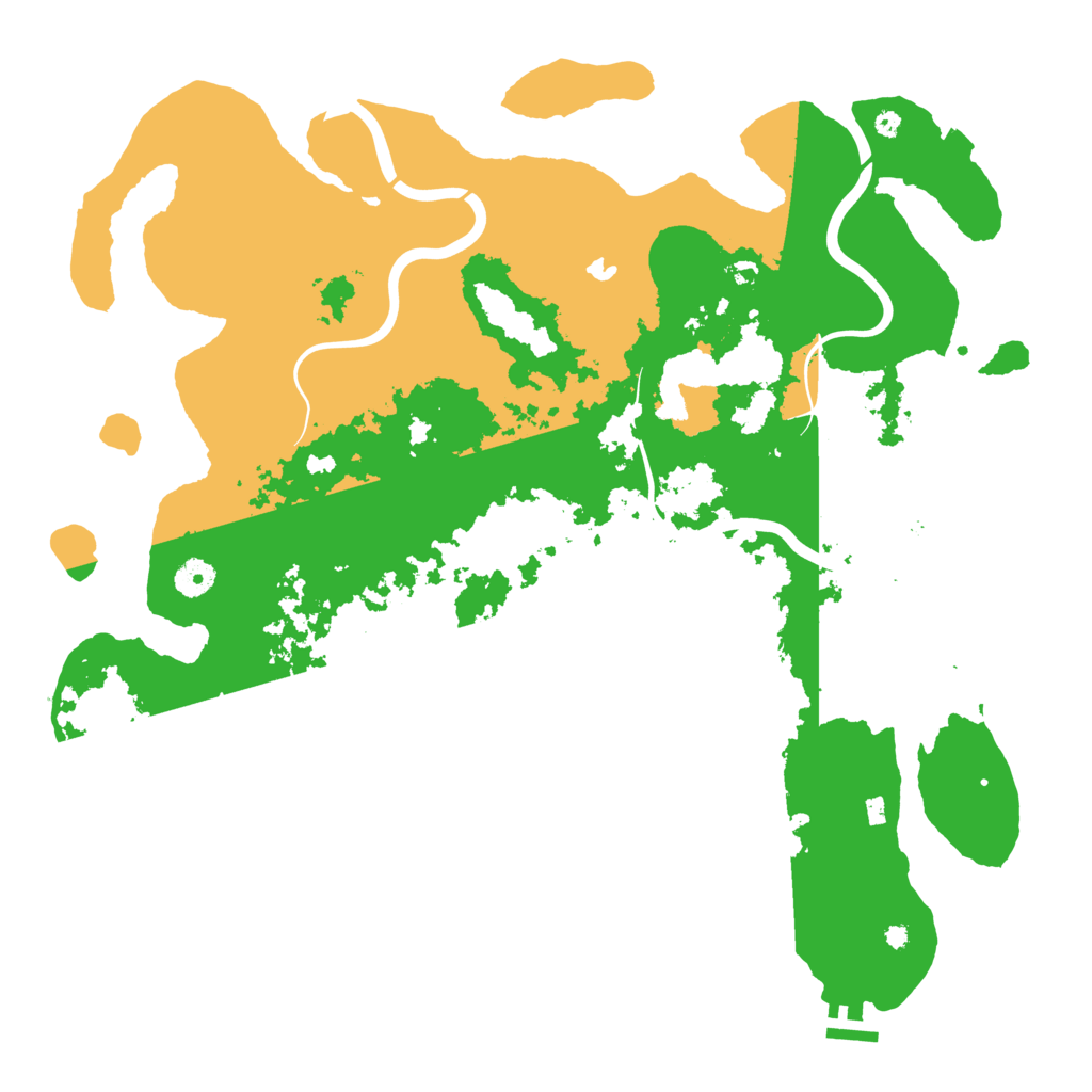 Biome Rust Map: Procedural Map, Size: 4250, Seed: 1136080512