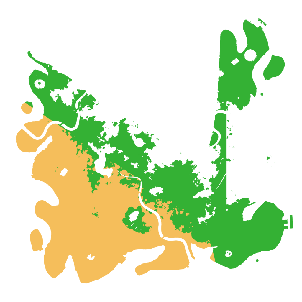 Biome Rust Map: Procedural Map, Size: 4500, Seed: 1061062054