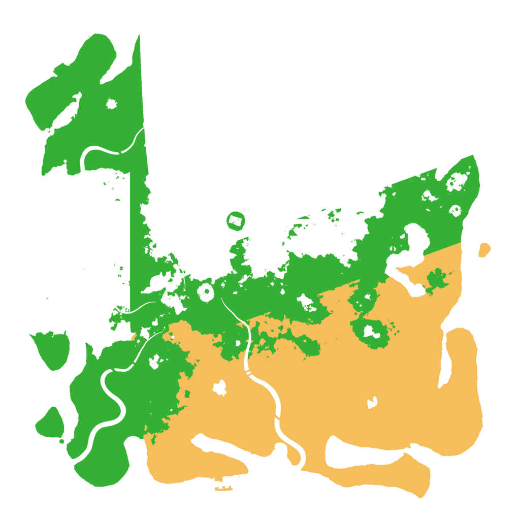 Biome Rust Map: Procedural Map, Size: 4500, Seed: 1103519464