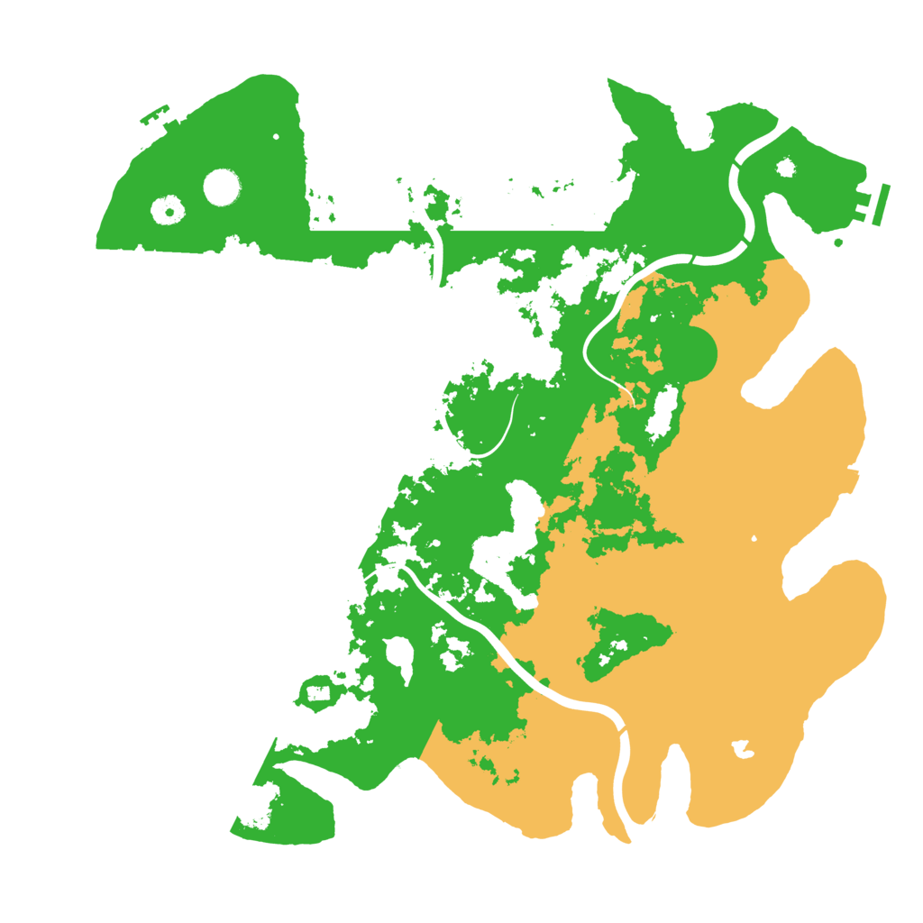 Biome Rust Map: Procedural Map, Size: 4400, Seed: 696780051