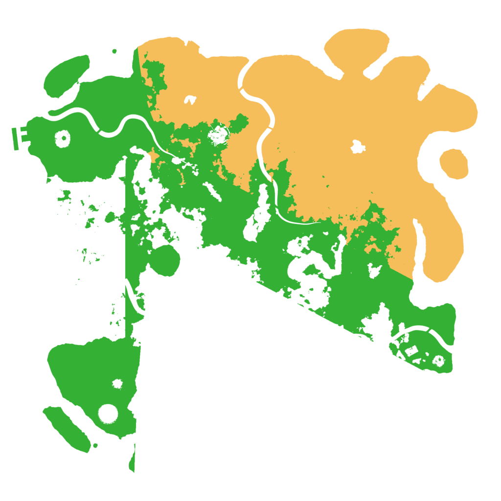 Biome Rust Map: Procedural Map, Size: 4500, Seed: 273679704