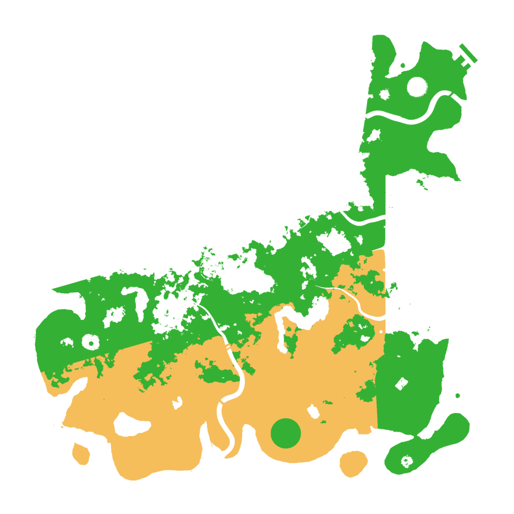 Biome Rust Map: Procedural Map, Size: 4500, Seed: 717086842