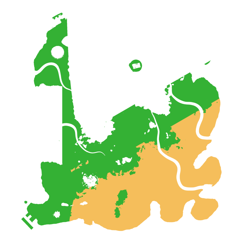 Biome Rust Map: Procedural Map, Size: 3450, Seed: 356061306