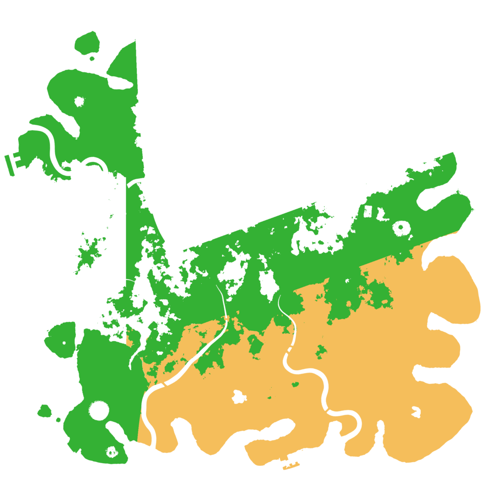Biome Rust Map: Procedural Map, Size: 4500, Seed: 447537200