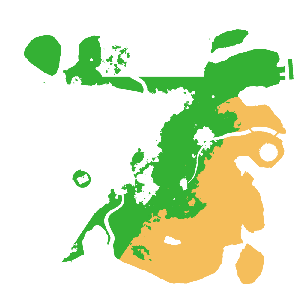 Biome Rust Map: Procedural Map, Size: 3000, Seed: 354627794