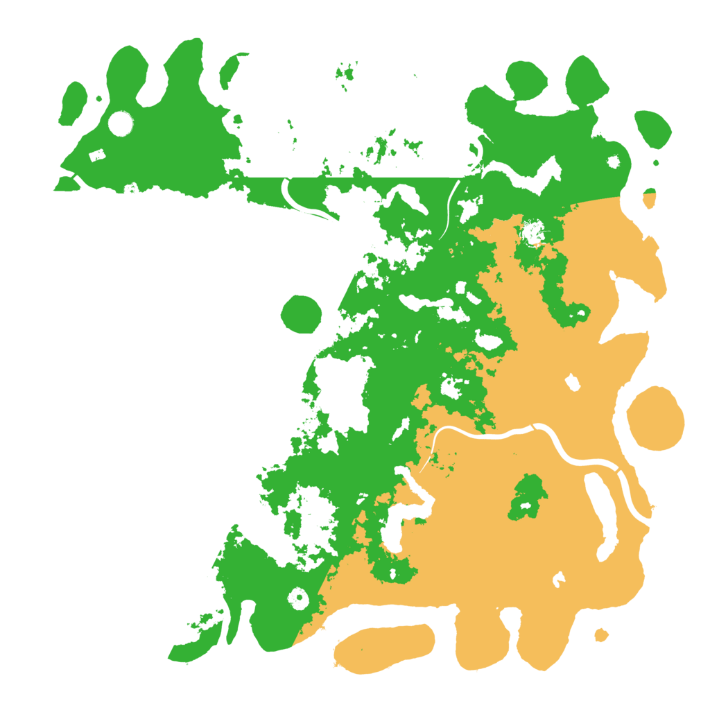 Biome Rust Map: Procedural Map, Size: 5000, Seed: 2098286321