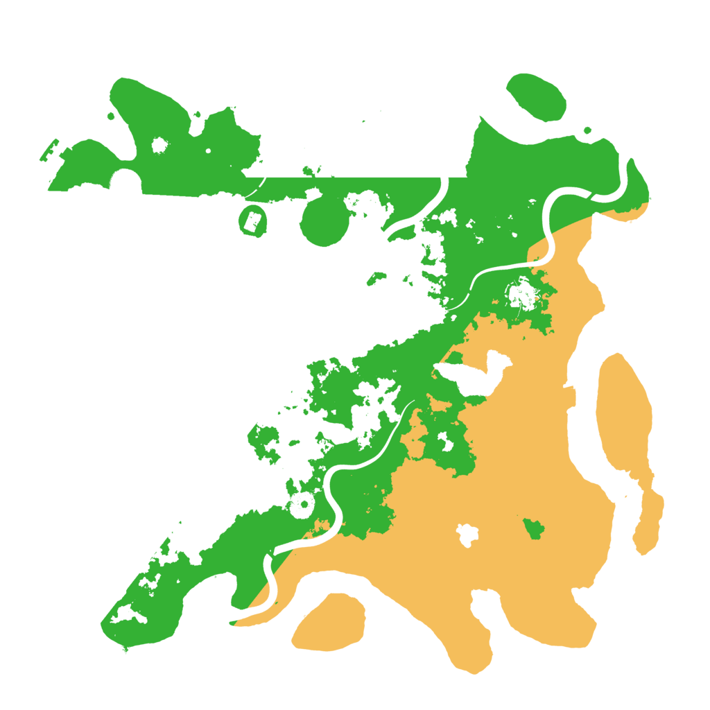 Biome Rust Map: Procedural Map, Size: 4000, Seed: 30393