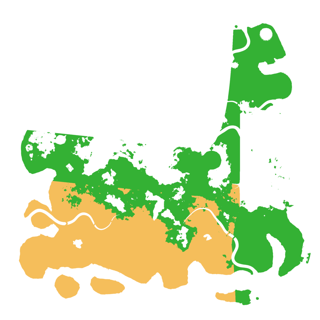 Biome Rust Map: Procedural Map, Size: 4500, Seed: 825044214