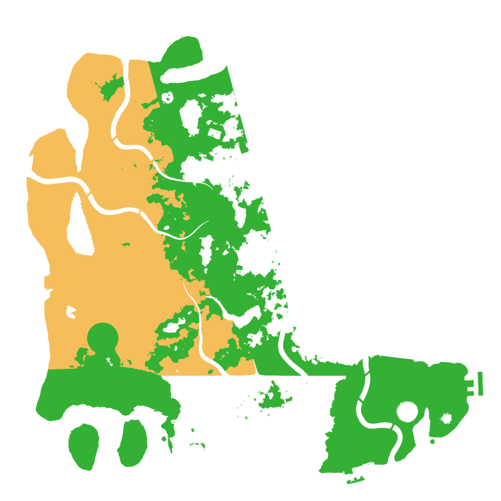 Biome Rust Map: Procedural Map, Size: 4250, Seed: 1321438492