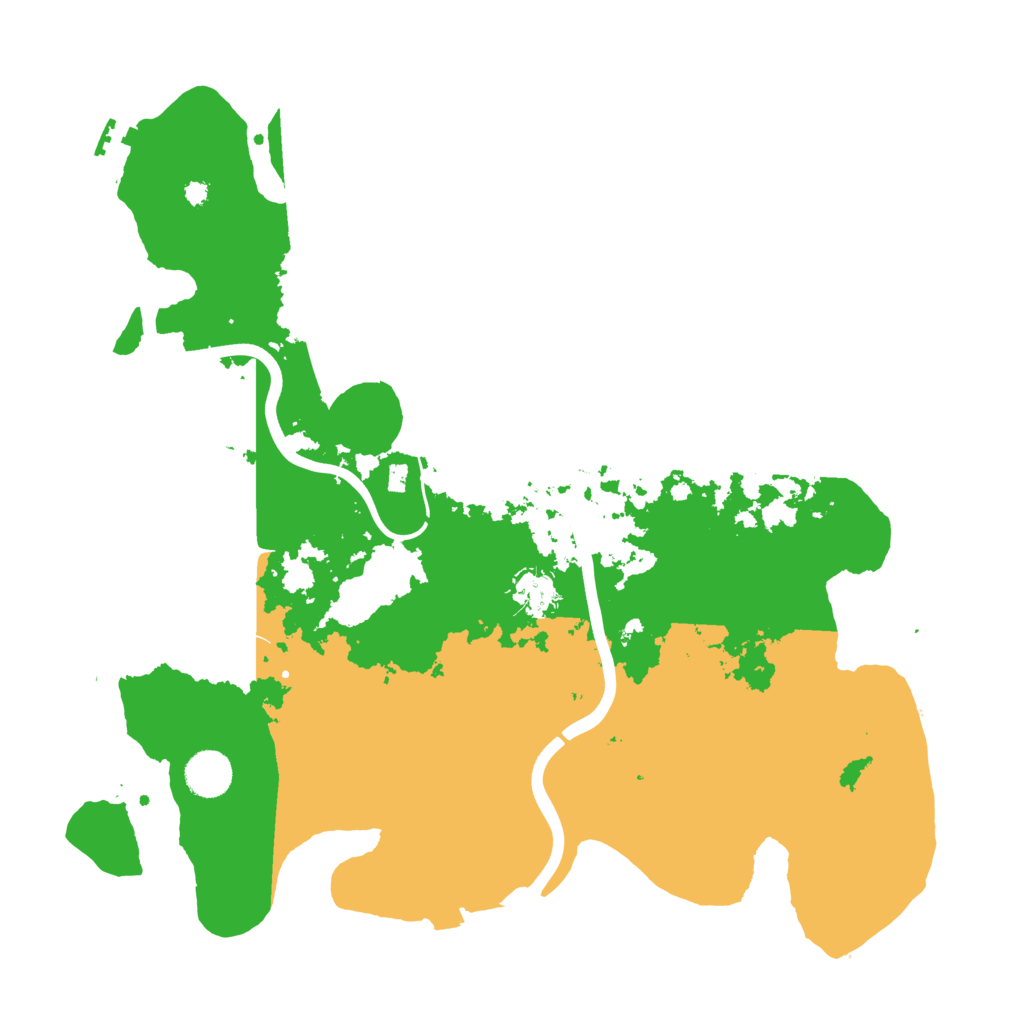 Biome Rust Map: Procedural Map, Size: 3900, Seed: 3454