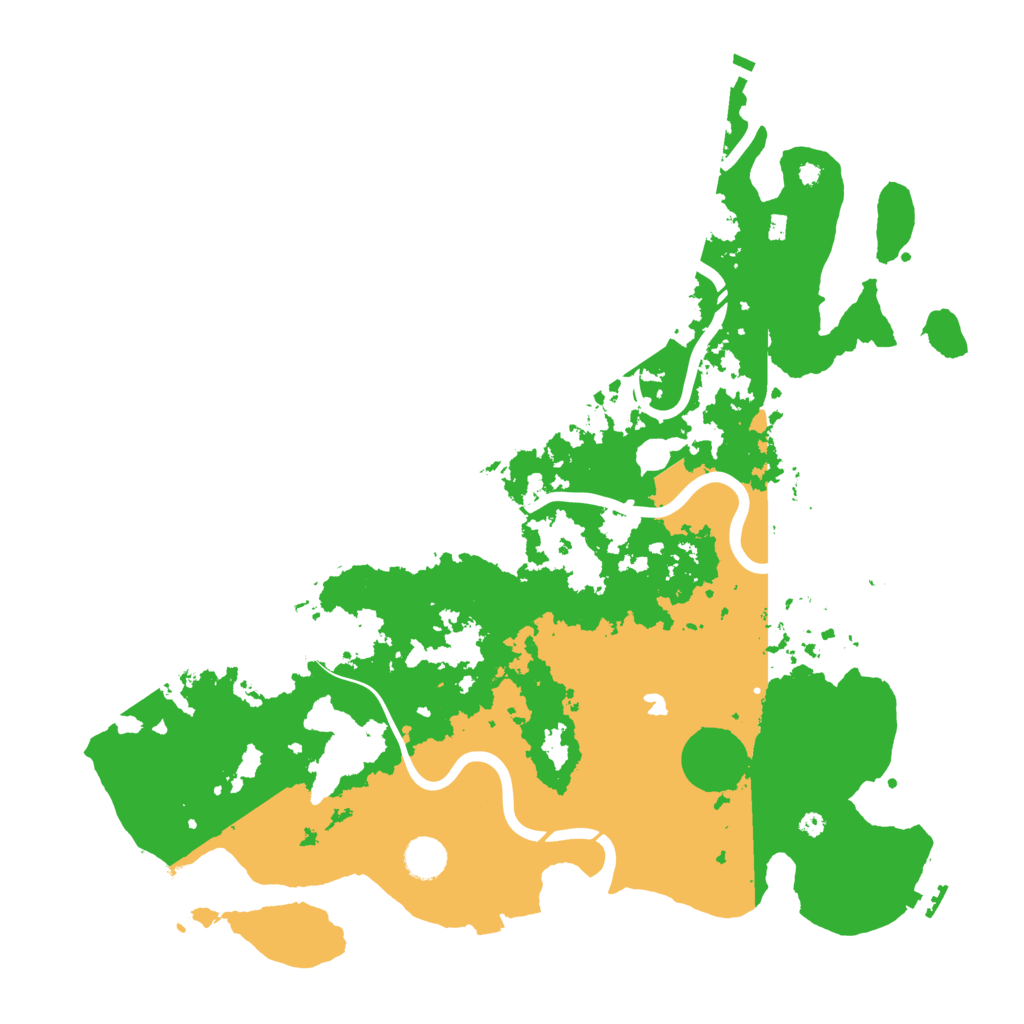 Biome Rust Map: Procedural Map, Size: 4250, Seed: 81538095