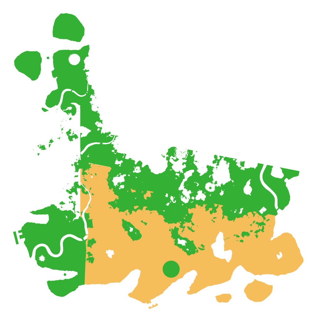Biome Rust Map: Procedural Map, Size: 5000, Seed: 1785496199