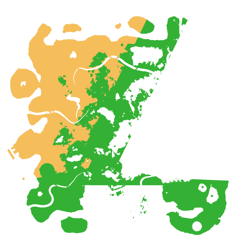 Biome Rust Map: Procedural Map, Size: 4500, Seed: 891877960