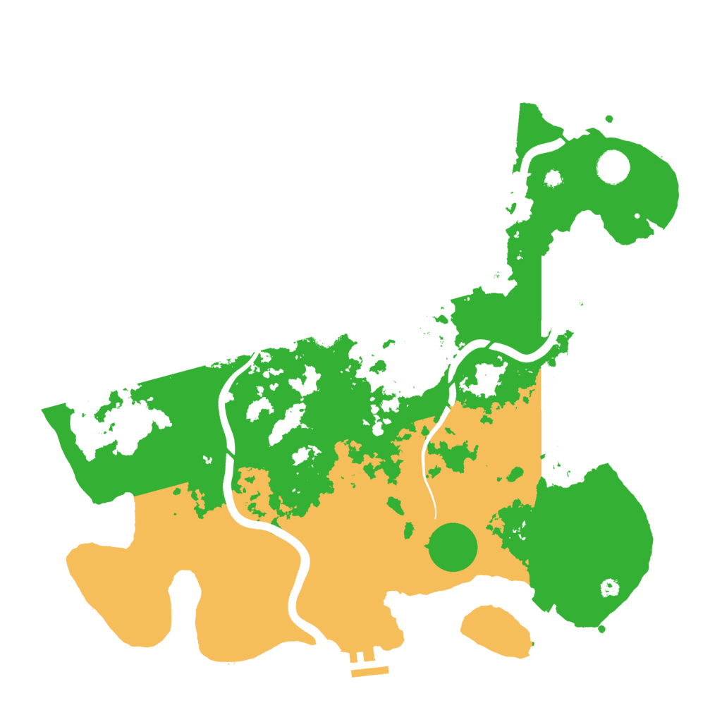 Biome Rust Map: Procedural Map, Size: 3900, Seed: 3324