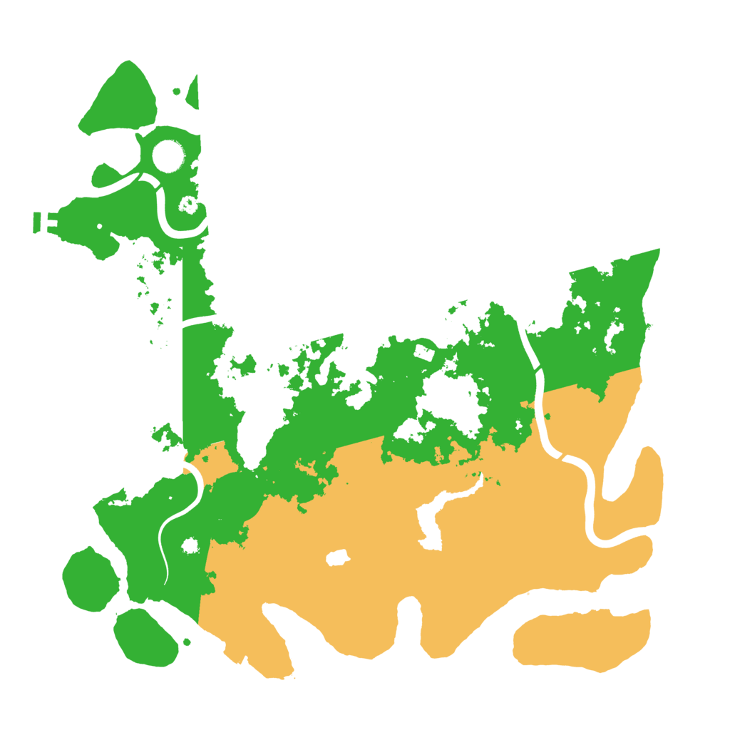 Biome Rust Map: Procedural Map, Size: 4000, Seed: 97278245
