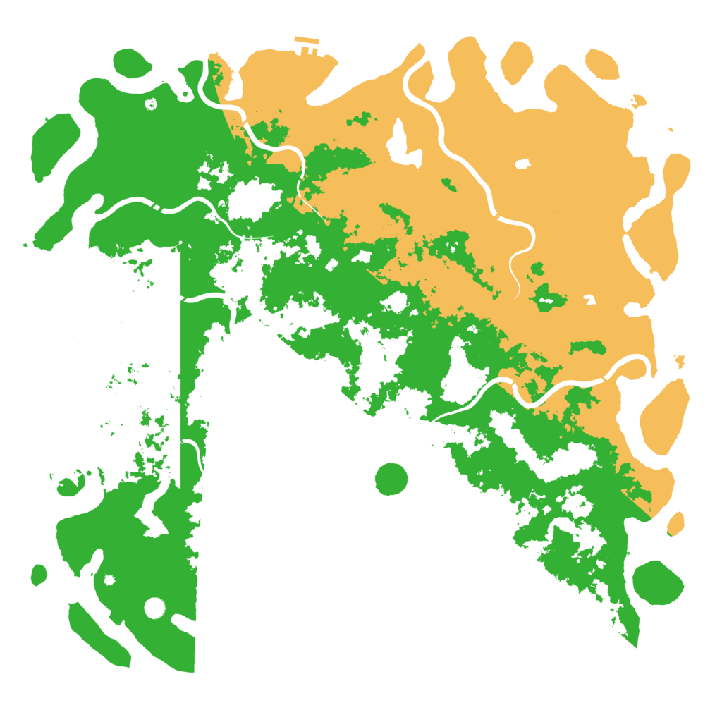 Biome Rust Map: Procedural Map, Size: 6000, Seed: 971938822