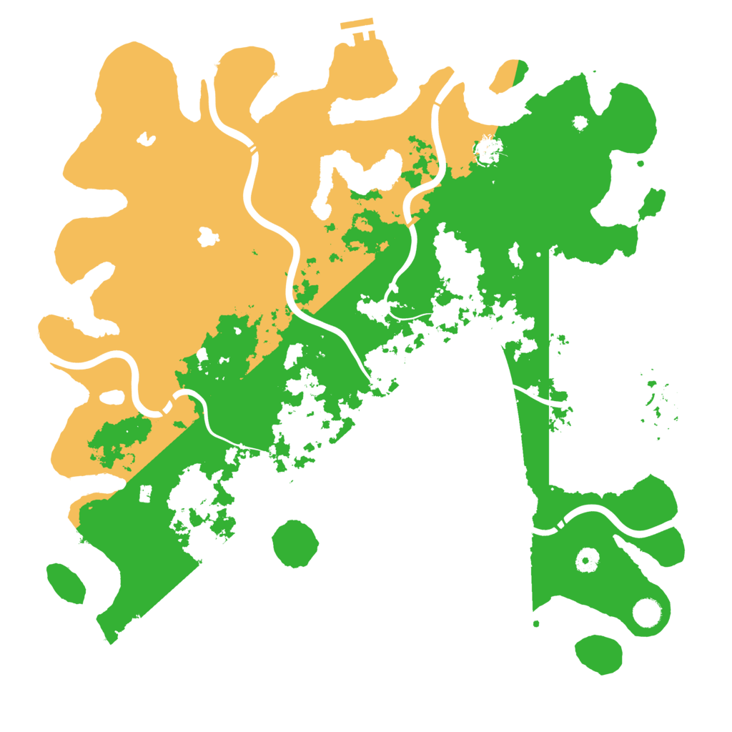Biome Rust Map: Procedural Map, Size: 4500, Seed: 2000244291