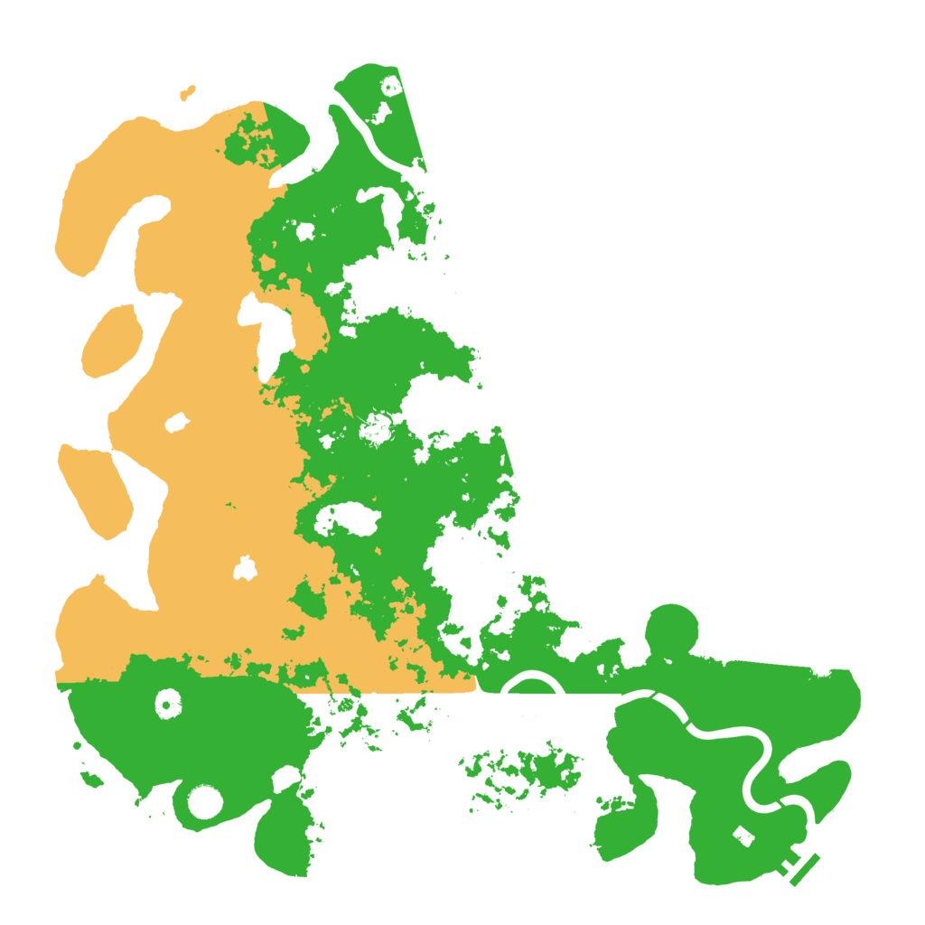 Biome Rust Map: Procedural Map, Size: 4800, Seed: 125284886