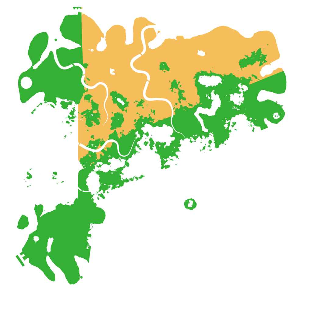 Biome Rust Map: Procedural Map, Size: 5000, Seed: 398179515