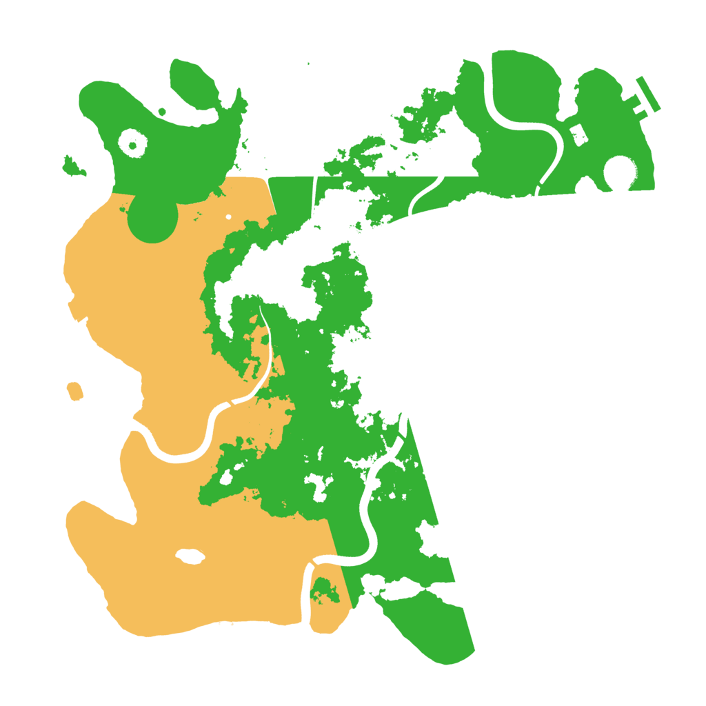 Biome Rust Map: Procedural Map, Size: 3750, Seed: 49