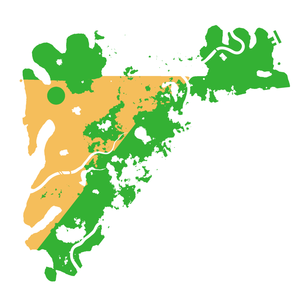 Biome Rust Map: Procedural Map, Size: 4500, Seed: 872647634