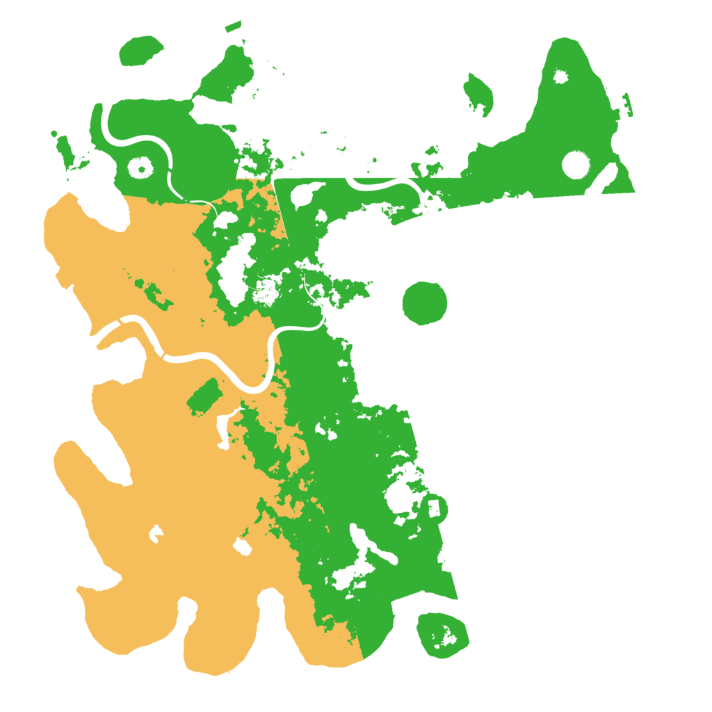 Biome Rust Map: Procedural Map, Size: 4500, Seed: 743132385