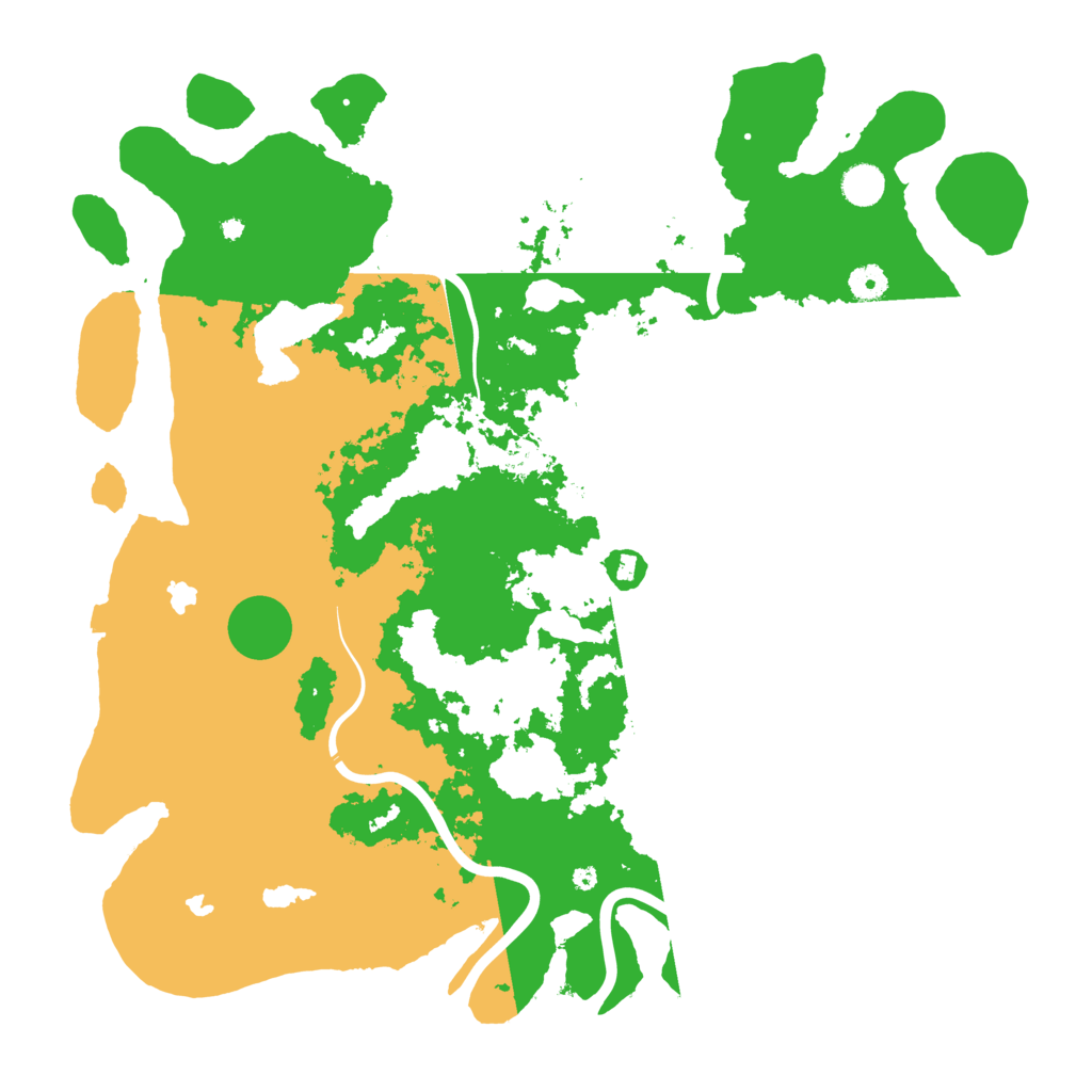 Biome Rust Map: Procedural Map, Size: 4500, Seed: 48661927